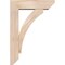 Ekena Millwork Thorton Slat Smooth Bracket w/ Offset Brace, Douglas Fir, 5 1/2"W x 18"D x 26"H BKT0604X18X26THR06SDF - alternate 2